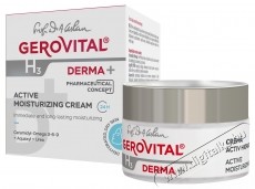 Gerovital H3 Derma+ akt&iacute;v hidrat&aacute;l&oacute; kr&eacute;m, 50 ml Sz&eacute;ps&eacute;g&aacute;pol&aacute;s / Eg&eacute;szs&eacute;g - Arc / bőr &aacute;pol&aacute;s - Kieg&eacute;sz&iacute;tő - 536615