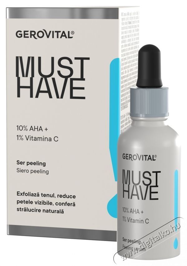 Gerovital Must Have peeling sz&eacute;rum, 30 ml Sz&eacute;ps&eacute;g&aacute;pol&aacute;s / Eg&eacute;szs&eacute;g - Arc / bőr &aacute;pol&aacute;s - Kieg&eacute;sz&iacute;tő - 536614