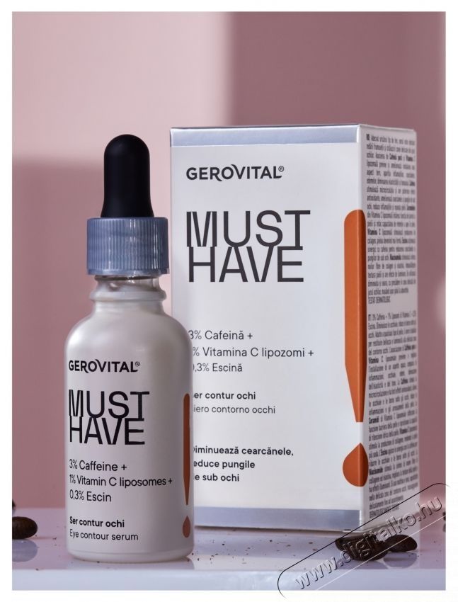 Gerovital Must Have szemkont&uacute;r sz&eacute;rum, 30 ml Sz&eacute;ps&eacute;g&aacute;pol&aacute;s / Eg&eacute;szs&eacute;g - Arc / bőr &aacute;pol&aacute;s - Kieg&eacute;sz&iacute;tő - 536612