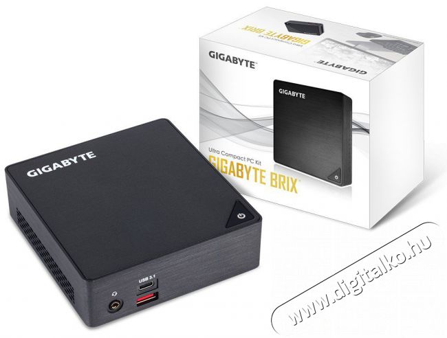 Gigabyte GB-BKI3A7100 Brix Barebone mini asztali PC Újdonságok - Új termékek - 326575