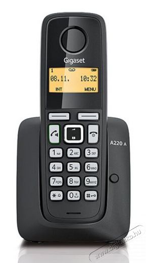 Gigaset A220A Dect vezeték nélküli telefon - fekete Mobil / Kommunikáció / Smart - DECT / cordless telefon - 331265