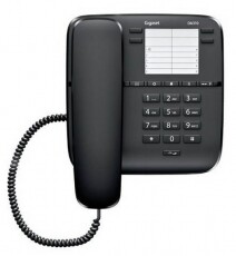 Gigaset DA310 vezetékes telefon - fekete Mobil / Kommunikáció / Smart - Vezetékes telefon / fax - 331266