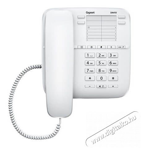 Gigaset DA310 Vezetékes telefon - Fehér Mobil / Kommunikáció / Smart - Vezetékes telefon / fax