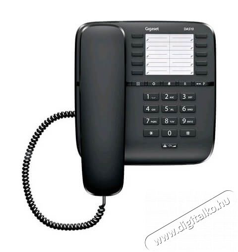 Gigaset DA510 vezetékes telefon (170799) - fekete Mobil / Kommunikáció / Smart - Vezetékes telefon / fax - 338829