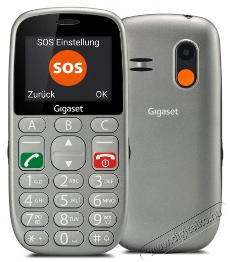 Gigaset GL390 2,2 Dual SIM ezüst mobiltelefon Egyéb - Nem forgalmazzuk ! - 367570