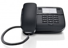 Gigaset DA310 vezetékes telefon - fekete Mobil / Kommunikáció / Smart - Vezetékes telefon / fax - 331266
