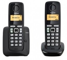 Gigaset A220 Duo Dect vezeték nélküli telefon - fekete Mobil / Kommunikáció / Smart - DECT / cordless telefon - 331264