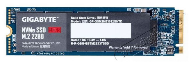 Gigabyte 512GB M.2 2280 (GP-GSM2NE3512GNTD) SSD Egyéb - Nem forgalmazzuk ! - 379614
