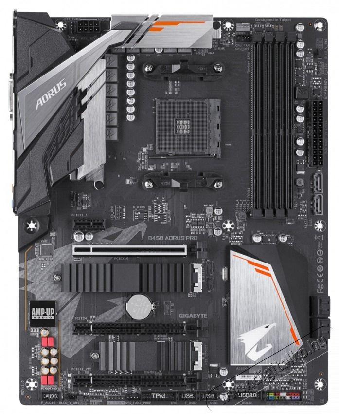 Gigabyte B450-AORUS-PRO AMD B450 SocketAM4 ATX alaplap Iroda &eacute;s sz&aacute;m&iacute;t&aacute;stechnika - Egy&eacute;b sz&aacute;m&iacute;t&aacute;stechnikai term&eacute;k - 410021