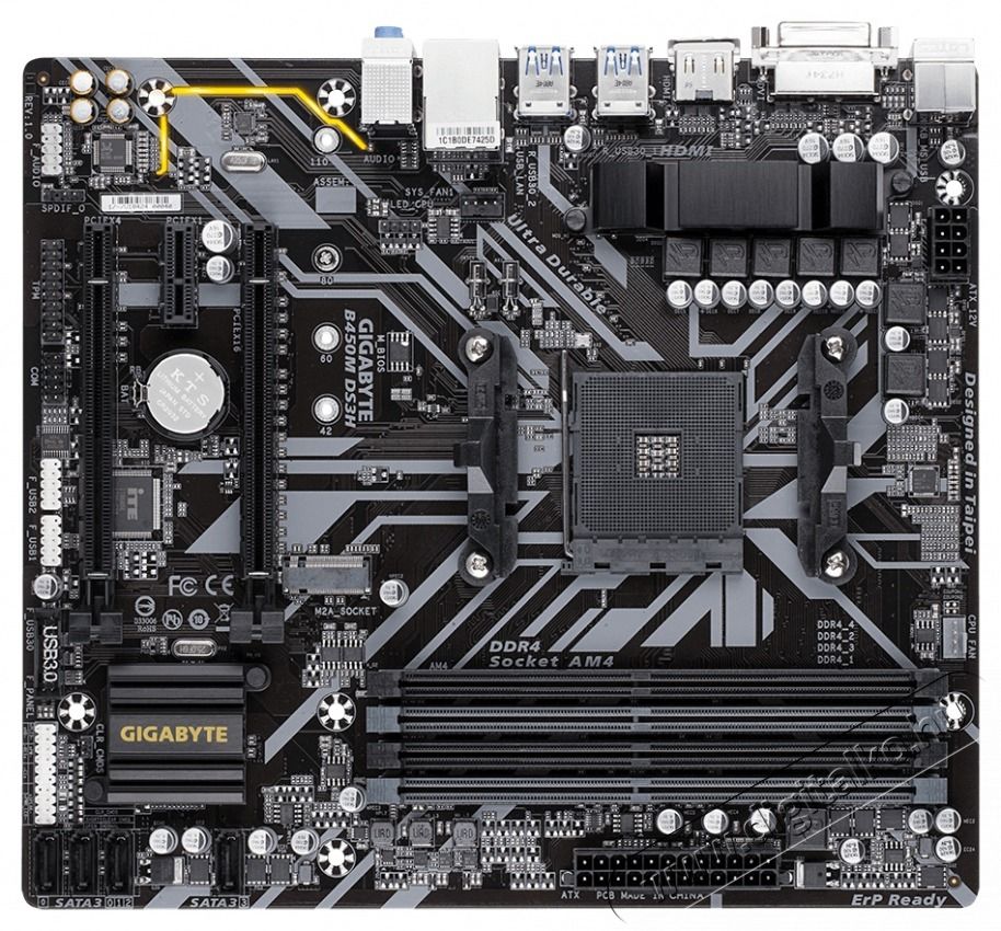 Gigabyte B450M-DS3H AMD B450 SocketAM4 mATX alaplap Iroda &eacute;s sz&aacute;m&iacute;t&aacute;stechnika - Egy&eacute;b sz&aacute;m&iacute;t&aacute;stechnikai term&eacute;k - 410023