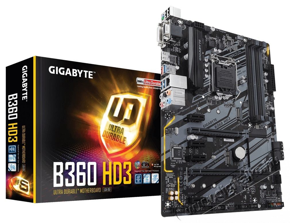 Gigabyte GA-B360-HD3 Intel B360 LGA1151 ATX alaplap Iroda &eacute;s sz&aacute;m&iacute;t&aacute;stechnika - Egy&eacute;b sz&aacute;m&iacute;t&aacute;stechnikai term&eacute;k - 409854