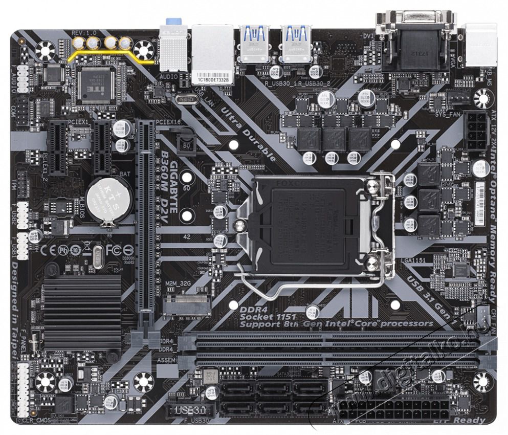 Gigabyte GA-B360M-D2V Intel B360 LGA1151 mATX alaplap Iroda &eacute;s sz&aacute;m&iacute;t&aacute;stechnika - Egy&eacute;b sz&aacute;m&iacute;t&aacute;stechnikai term&eacute;k - 409754