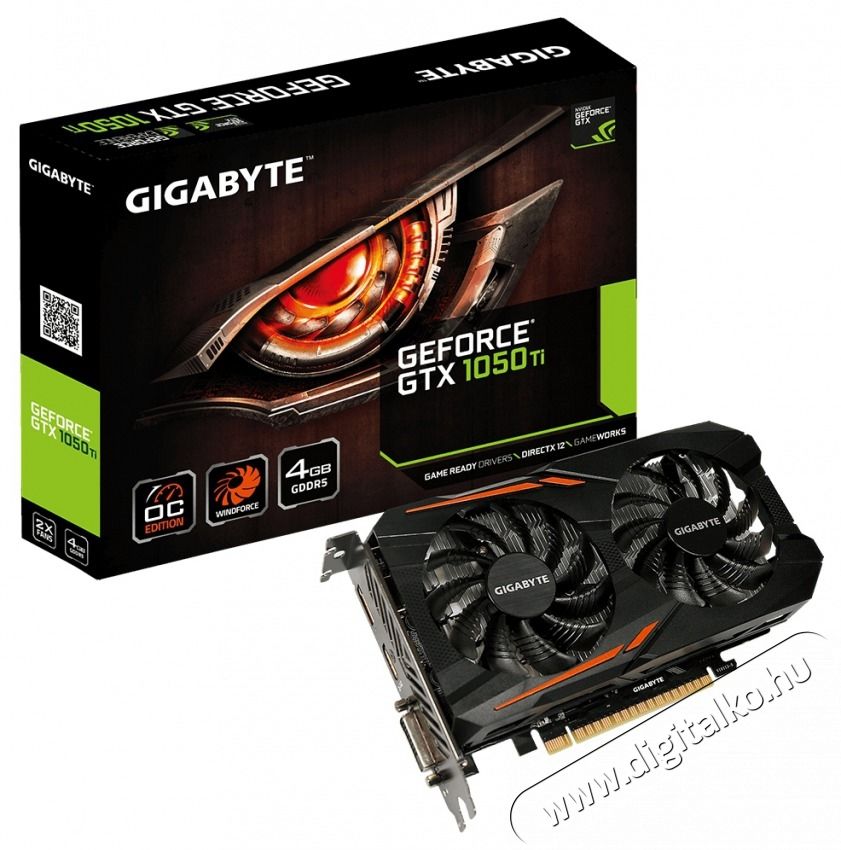 Gigabyte GV-N105TOC-4GD nVidia 4GB GDDR5 128bit PCIe videok&aacute;rtya Iroda &eacute;s sz&aacute;m&iacute;t&aacute;stechnika - Egy&eacute;b sz&aacute;m&iacute;t&aacute;stechnikai term&eacute;k - 406656
