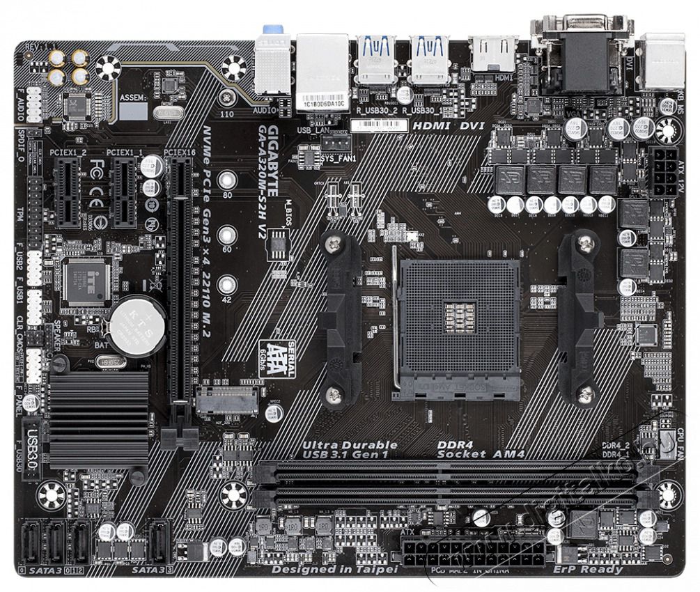 Gigabyte A320M-S2H V2 AMD B350 SocketAM4 mATX alaplap Iroda &eacute;s sz&aacute;m&iacute;t&aacute;stechnika - Egy&eacute;b sz&aacute;m&iacute;t&aacute;stechnikai term&eacute;k - 411097