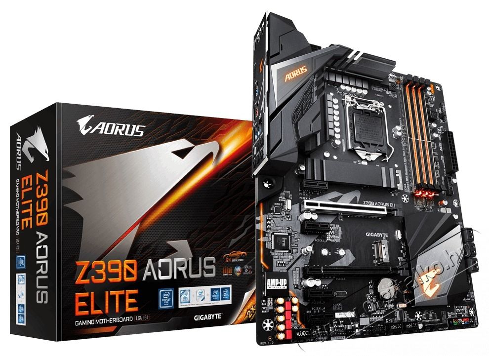 Gigabyte GA-Z390 AORUS ELITE Intel Z390 LGA1151 ATX alaplap Iroda &eacute;s sz&aacute;m&iacute;t&aacute;stechnika - Egy&eacute;b sz&aacute;m&iacute;t&aacute;stechnikai term&eacute;k - 410767