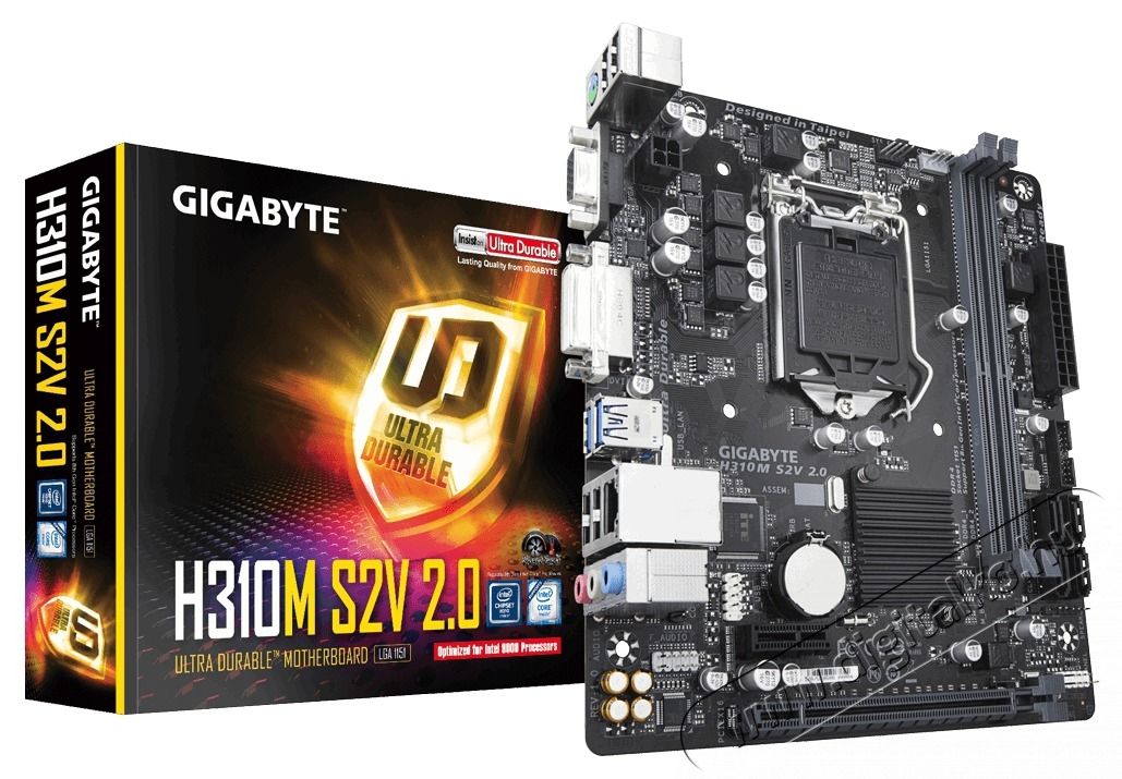 Gigabyte H310M-S2V 2.0 Intel H310 LGA1151 mATX alaplap Iroda &eacute;s sz&aacute;m&iacute;t&aacute;stechnika - Egy&eacute;b sz&aacute;m&iacute;t&aacute;stechnikai term&eacute;k - 411606