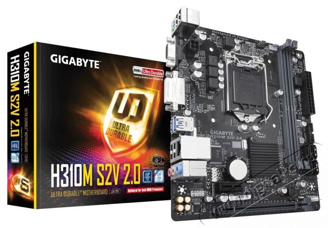 Gigabyte H310M-S2V 2.0 Intel H310 LGA1151 mATX alaplap Iroda &eacute;s sz&aacute;m&iacute;t&aacute;stechnika - Egy&eacute;b sz&aacute;m&iacute;t&aacute;stechnikai term&eacute;k - 411606