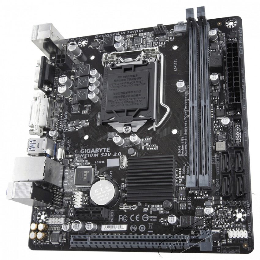 Gigabyte H310M-S2V 2.0 Intel H310 LGA1151 mATX alaplap Iroda &eacute;s sz&aacute;m&iacute;t&aacute;stechnika - Egy&eacute;b sz&aacute;m&iacute;t&aacute;stechnikai term&eacute;k - 411606