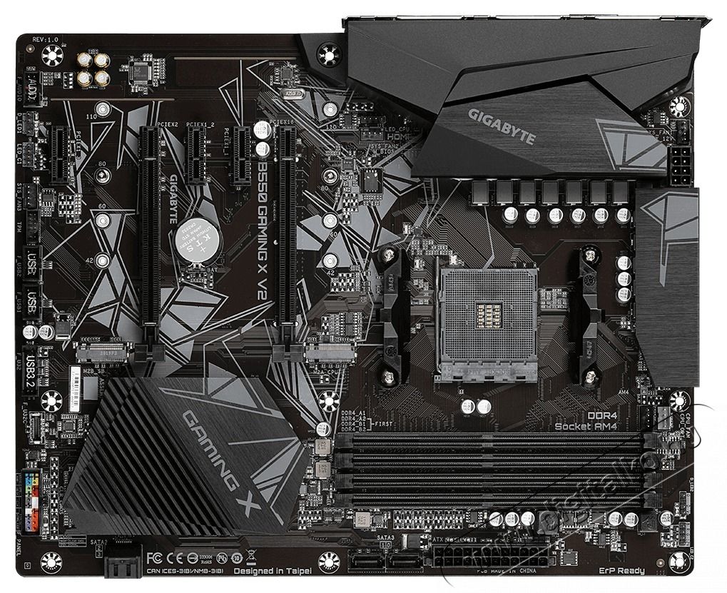 Gigabyte B550 GAMING X V2 AMD B550 SocketAM4 ATX alaplap Iroda &eacute;s sz&aacute;m&iacute;t&aacute;stechnika - Egy&eacute;b sz&aacute;m&iacute;t&aacute;stechnikai term&eacute;k - 440933