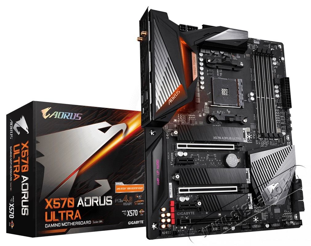 Gigabyte X570 AORUS ULTRA AMD X570 SocketAM4 ATX alaplap Iroda &eacute;s sz&aacute;m&iacute;t&aacute;stechnika - Egy&eacute;b sz&aacute;m&iacute;t&aacute;stechnikai term&eacute;k - 442842