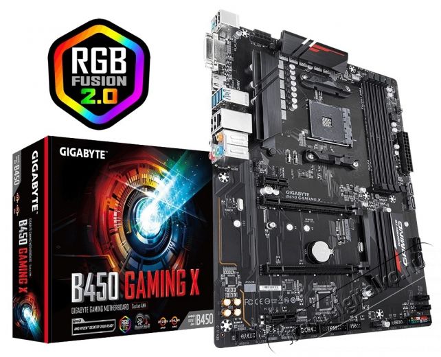 Gigabyte Alaplap AM4 B450 GAMING X AMD B450, ATX Iroda &eacute;s sz&aacute;m&iacute;t&aacute;stechnika - Egy&eacute;b sz&aacute;m&iacute;t&aacute;stechnikai term&eacute;k - 489787