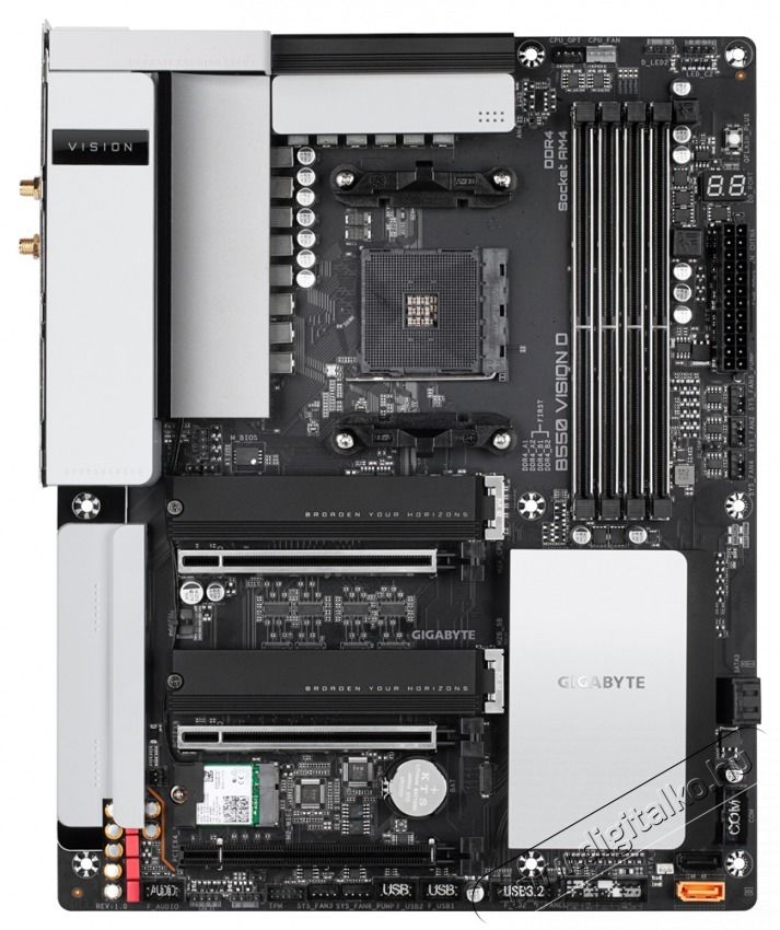 Gigabyte Alaplap AM4 B550 VISION D AMD B550, ATX Iroda &eacute;s sz&aacute;m&iacute;t&aacute;stechnika - Egy&eacute;b sz&aacute;m&iacute;t&aacute;stechnikai term&eacute;k - 489797