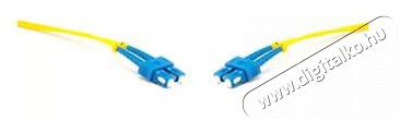 GIGALIGHT Duplex optikai patch kábel 2xSC + 2xSC csatlakozóval, 9/125 LSZH, 1 m Tv kiegészítők - Kábel / csatlakozó - Optikai kábel - 442279