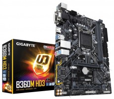 Gigabyte GA-B360M HD3 Intel B360 LGA1151 mATX alaplap Iroda &eacute;s sz&aacute;m&iacute;t&aacute;stechnika - Egy&eacute;b sz&aacute;m&iacute;t&aacute;stechnikai term&eacute;k - 428198