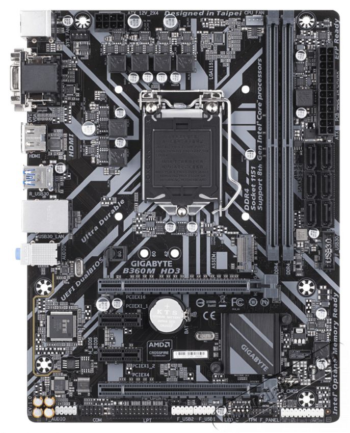 Gigabyte GA-B360M HD3 Intel B360 LGA1151 mATX alaplap Iroda &eacute;s sz&aacute;m&iacute;t&aacute;stechnika - Egy&eacute;b sz&aacute;m&iacute;t&aacute;stechnikai term&eacute;k - 428198