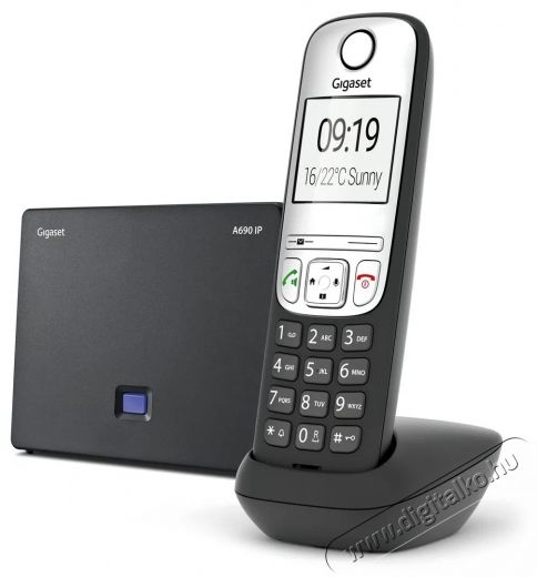 Gigaset A690IP ez&uuml;st Vezet&eacute;kes telefon Mobil / Kommunik&aacute;ci&oacute; / Smart - DECT / cordless telefon - 532583