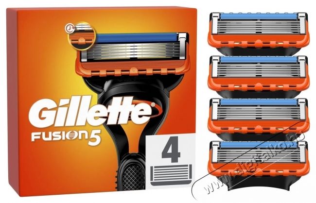 GILLETTE Fusion5 4 db Sz&eacute;ps&eacute;g&aacute;pol&aacute;s / Eg&eacute;szs&eacute;g - Szőrtelen&iacute;tő / borotva - F&eacute;rfi borotva - 537827