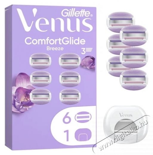 GILLETTE Venus ComfortGlide Breeze, 6 db + v&eacute;dőkupak Sz&eacute;ps&eacute;g&aacute;pol&aacute;s / Eg&eacute;szs&eacute;g - Szőrtelen&iacute;tő / borotva - Női szőrtelen&iacute;tő - 537835
