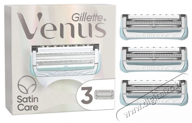 GILLETTE Venus Satin Borotvabet&eacute;t bikinivonal szőrtelen&iacute;t&eacute;shez, 3 db Sz&eacute;ps&eacute;g&aacute;pol&aacute;s / Eg&eacute;szs&eacute;g - Szőrtelen&iacute;tő / borotva - Női szőrtelen&iacute;tő - 537837