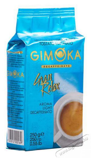 Gimoka Gran relax koffeinmentes őrölt kávé 250g Konyhai termékek - Kávéfőző / kávéörlő / kiegészítő - Kávé kapszula / pod / szemes / őrölt kávé - 382292