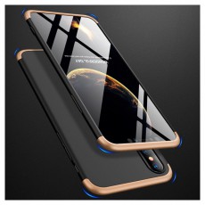 GKK GK0231 360 Full Protection 3in1 iPhone XS Max fekete/arany hátlap Mobil / Kommunikáció / Smart - Mobiltelefon kiegészítő / tok - Tok / hátlap - 405259