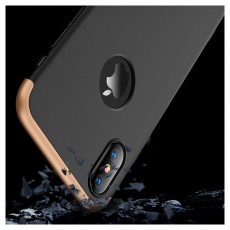 GKK GK0231 360 Full Protection 3in1 iPhone XS Max fekete/arany hátlap Mobil / Kommunikáció / Smart - Mobiltelefon kiegészítő / tok - Tok / hátlap - 405259