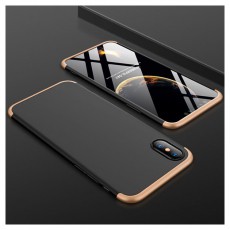 GKK GK0231 360 Full Protection 3in1 iPhone XS Max fekete/arany hátlap Mobil / Kommunikáció / Smart - Mobiltelefon kiegészítő / tok - Tok / hátlap - 405259