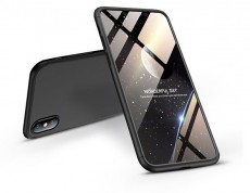 GKK GK0244 360 Full Protection 3in1 iPhone XS Max fekete hátlap Mobil / Kommunikáció / Smart - Mobiltelefon kiegészítő / tok - Tok / hátlap - 405260