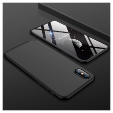 GKK GK0244 360 Full Protection 3in1 iPhone XS Max fekete hátlap Mobil / Kommunikáció / Smart - Mobiltelefon kiegészítő / tok - Tok / hátlap - 405260
