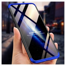 GKK GK0279 360 Full Protection 3in1 iPhone XS Max fekete/kék hátlap Mobil / Kommunikáció / Smart - Mobiltelefon kiegészítő / tok - Tok / hátlap - 405215