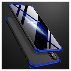 GKK GK0279 360 Full Protection 3in1 iPhone XS Max fekete/kék hátlap Mobil / Kommunikáció / Smart - Mobiltelefon kiegészítő / tok - Tok / hátlap - 405215