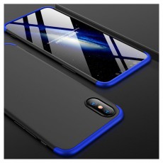 GKK GK0279 360 Full Protection 3in1 iPhone XS Max fekete/kék hátlap Mobil / Kommunikáció / Smart - Mobiltelefon kiegészítő / tok - Tok / hátlap - 405215