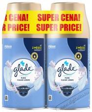 GLADE Automatic Pure Clean Linen ut&aacute;nt&ouml;ltő Duo 2&times;269 ml - H&aacute;ztart&aacute;s / Otthon / K&uuml;lt&eacute;r - Egy&eacute;b h&aacute;ztart&aacute;si term&eacute;k - 522795
