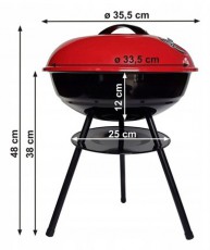Globiz DA01089 GRILLSÜTŐ Háztartás / Otthon / Kültér - Kültér / kerti termék / grill - Kerti grill - 502957