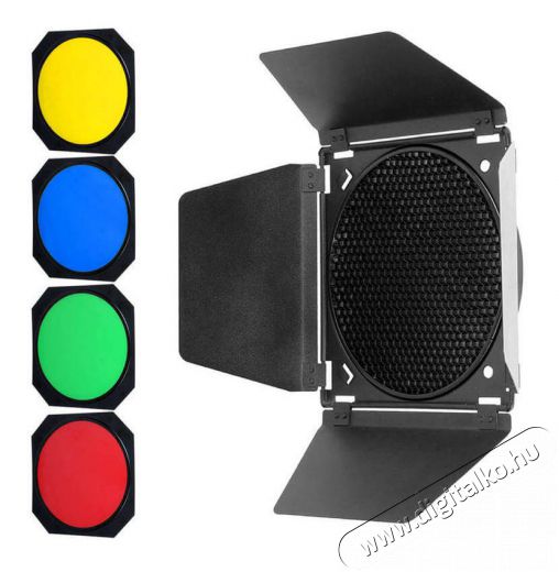 Godox BD-04 n&eacute;gysz&aacute;rny&uacute; f&eacute;nyterelő szett Fot&oacute;-Vide&oacute; kieg&eacute;sz&iacute;tők - F&eacute;nyterelő - N&eacute;gysz&aacute;rny&uacute; f&eacute;nyterelő - 346279
