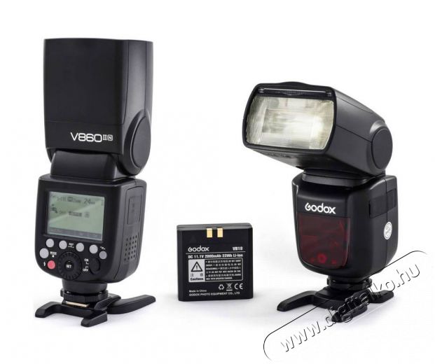 Godox V860II-F rendszervaku Li-Ion akkuval Fotó-Videó kiegészítők - Vaku - Rendszer vaku - 325282