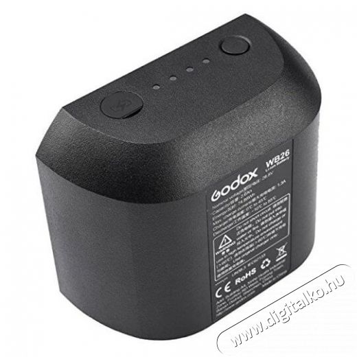 Godox WB26 akkumulátor AD600PRO vakuhoz Fotó-Videó kiegészítők - Vaku kiegészítő - Egyéb vaku kiegészítő - 346352