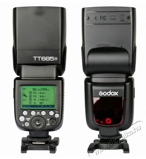 Godox TT685N Nikon TTL rendszervaku Fotó-Videó kiegészítők - Vaku - Rendszer vaku - 310795