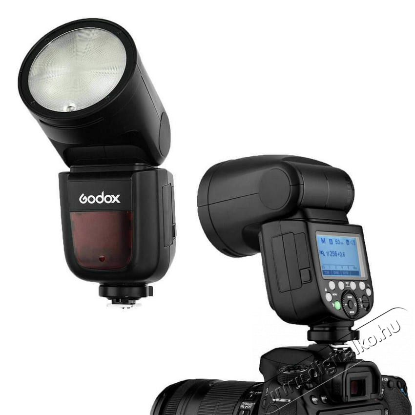 Godox V1-F körfejű rendszervaku TTL HSS (Fuji) Fotó-Videó kiegészítők - Vaku - Rendszer vaku - 354767