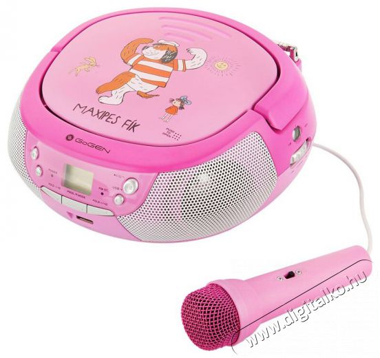 Gogen GOGMAXIPREHRAVACP FM/USB/Mp3 BoomBox - rózsaszín-lila Audio-Video / Hifi / Multimédia - Hordozható CD / DVD / Multimédia készülék - Hordozható CD / Multimédia rádiómagnó / Boombox - 332523